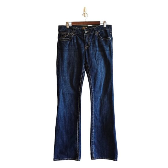 Kut From the Kloth So Low Bootcut Jeans in Proud Wash Sz 10 - Picture 1 of 9